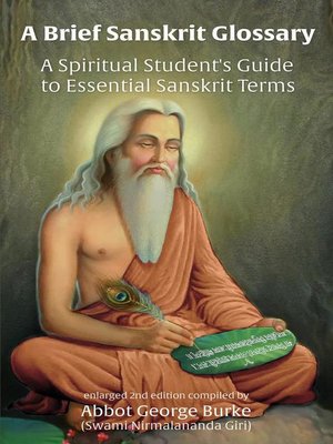 cover image of A Brief Sanskrit Glossary